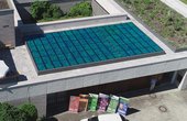Bischofshaus Rottenburg mit AxSun Solarlaminaten und grünen Solarzellen (Foto: AxSun Solar GmbH & Co. KG)