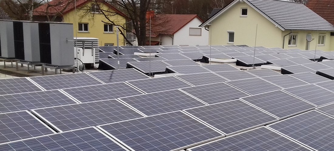 Solaranlage auf der Kindertagesstätte Einsiedlerhof in Kaiserslautern (Foto: Energiegenossenschaft LauterStrom eG)