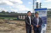Hansu Chae, Sales Manager bei Delta Energy Systems GmbH (links) und Hasan Kaygusuz, CEO Ka-Energy Solutions GmbH. Foto: Delta Electronics (Netherlands) B.V.