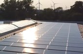 Hier sehen Sie die Solarmodule von Euronda in Altenberge (Foto: EURONDA Deutschland GmbH)