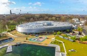 PV-Paneele auf dem Lentpark in Köln erzeugen nachhaltig Strom (Foto: RheinEnergie AG)