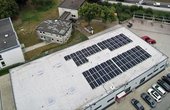 Solarmodule erzeugen auf der SEH in Herne sauberen Strom (Stadtwerke Herne AG)