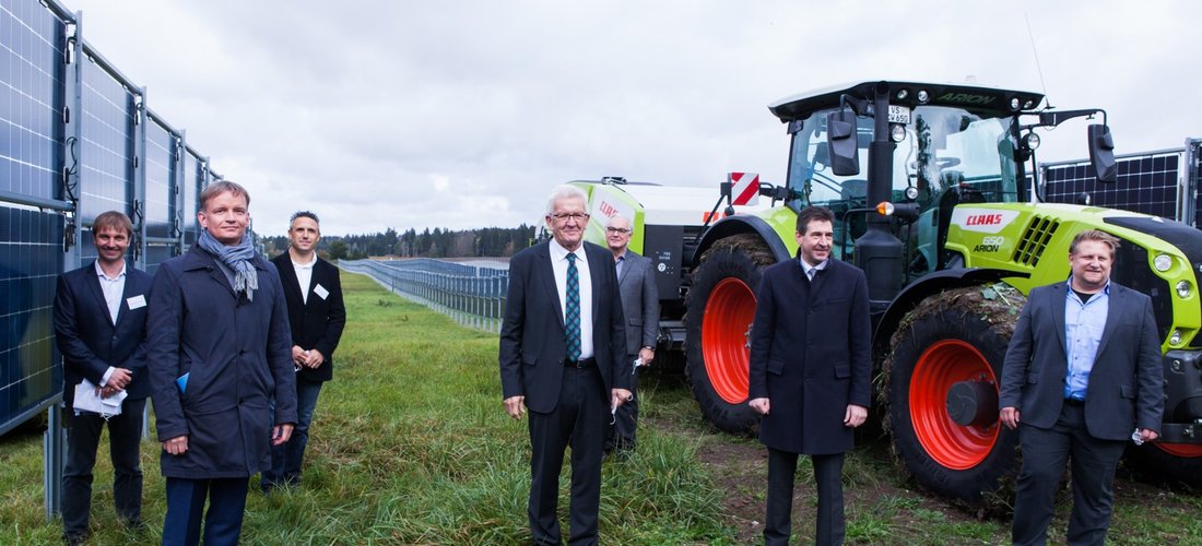 Feierliche Eröffnung des Solarparks Aasen (Foto: Next2Sun GmbH)