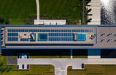 Luftaufnahme der Solaranlage der MHK Group in Dreieich (Foto: Wircon GmbH)