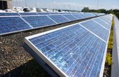 Solarmodule auf der Gottlieb-Daimler-Realschule (Foto: Andreas Hopp)