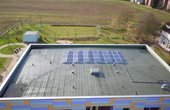 PV-Module auf dem Dach der Kita (Foto: Stadt Osnabrück, Fachdienst Geodaten)