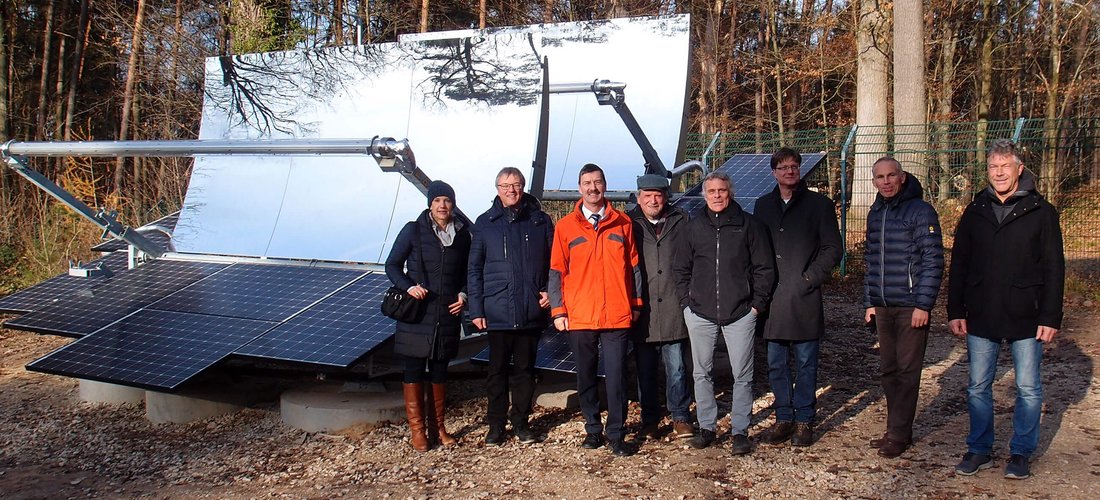 Inbetriebnahme der SunOyster Anlage am 6. Dezember 2019 im Tiergarten in Nürnberg (Foto: Tiergarten Nürnberg/ Nicola A. Mögel, SunOyster Systems/ Amelie Krahl)