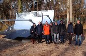 Inbetriebnahme der SunOyster Anlage am 6. Dezember 2019 im Tiergarten in Nürnberg (Foto: Tiergarten Nürnberg/ Nicola A. Mögel, SunOyster Systems/ Amelie Krahl)