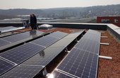 Hier sehen Sie die Solaranlage auf dem Dach in Tübingen (Foto: pro.b)