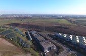 Hier sehen Sie Solarmodule auf dem Deponiestandort in Flörsheim-Wicker (Foto: RMD Rhein-Main Deponie GmbH)