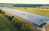 Blick auf den Solarpark Hassel im Landkreis Stendal in Sachsen-Anhalt (Foto: obs/ E.ON Energie Deutschland GmbH)