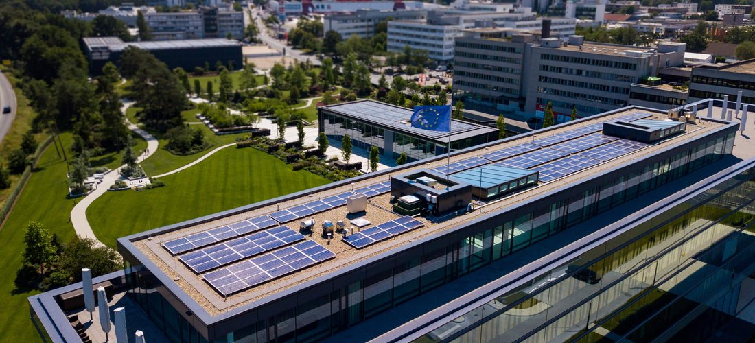 PV-Kraftwerk auf dem Dach in Dreieich (Foto: Wircon GmbH)