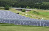 Hier sehen Sie die PV-Paneele des Solarparks Unadingen (Foto: EnBW / Fernández)