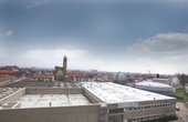 Auf und über Bamberg's Dächern fangen PV-Paneele die Sonne ein (Foto: Stadtwerke Bamberg)
