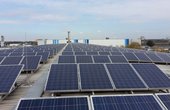Hier sehen Sie die PV-Module auf der Kompostanlage in Köln (Foto: RheinEnergie)