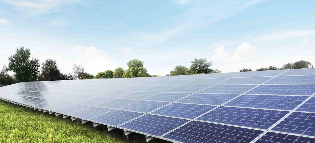 Im niedersächsischen Katlenburg ist Solarpark entstanden (Foto: WI Energy GmbH)