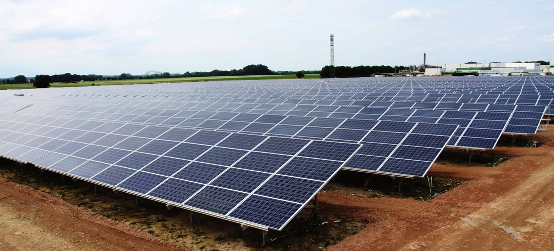 Hier sehen Sie das Solarkraftwerk in Barsinghausen (Foto: AS Solar International GmbH)