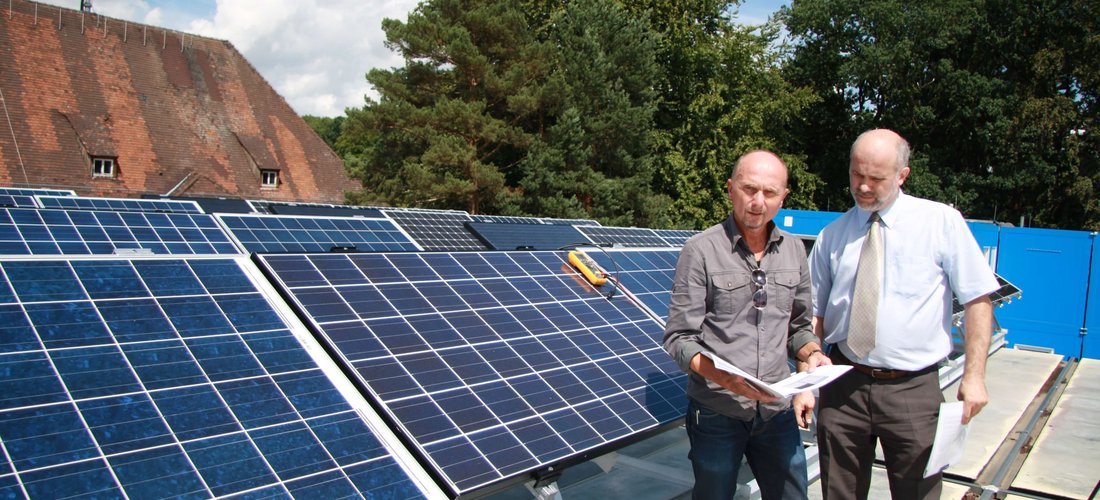 Solarforschungsdach am Technikcampus der Dualen Hochschule Ravensburg auf dem Campus in Friedrichshafen (Foto: Duale Hochschule Ravensburg)