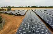 Der City-Solarpark Hölzengraben in Kaiserslautern (Foto: IBC SOLAR)